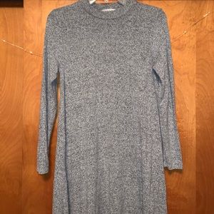 Turtle Neck Grey Dress